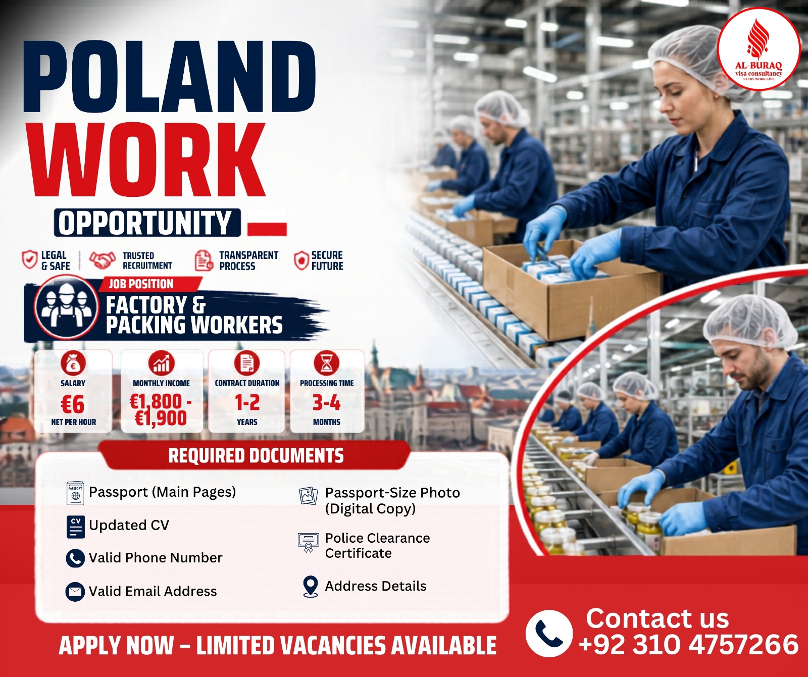 Poland Work Visa - Al Buraq Visa Consultancy